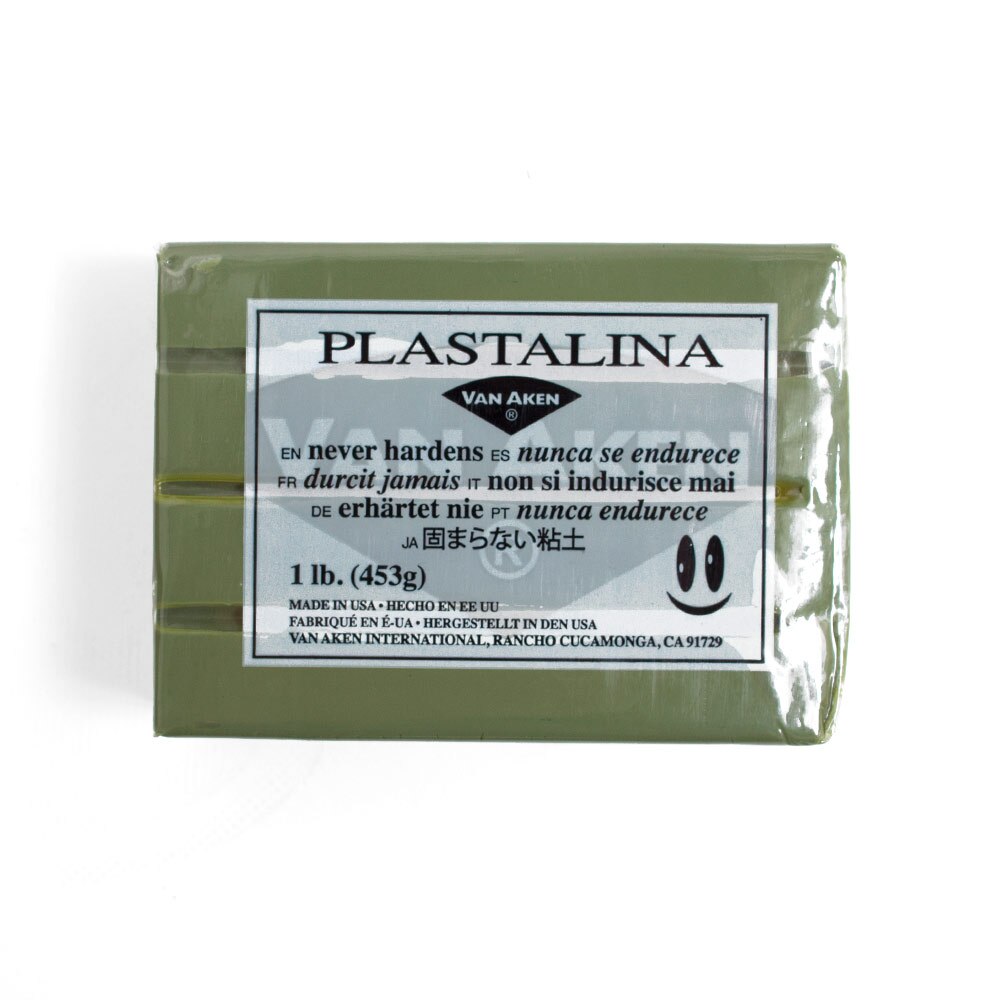 Clay, Art & School, Van Aken, Plastalina, Modeling, #1, 35269, Gray Green